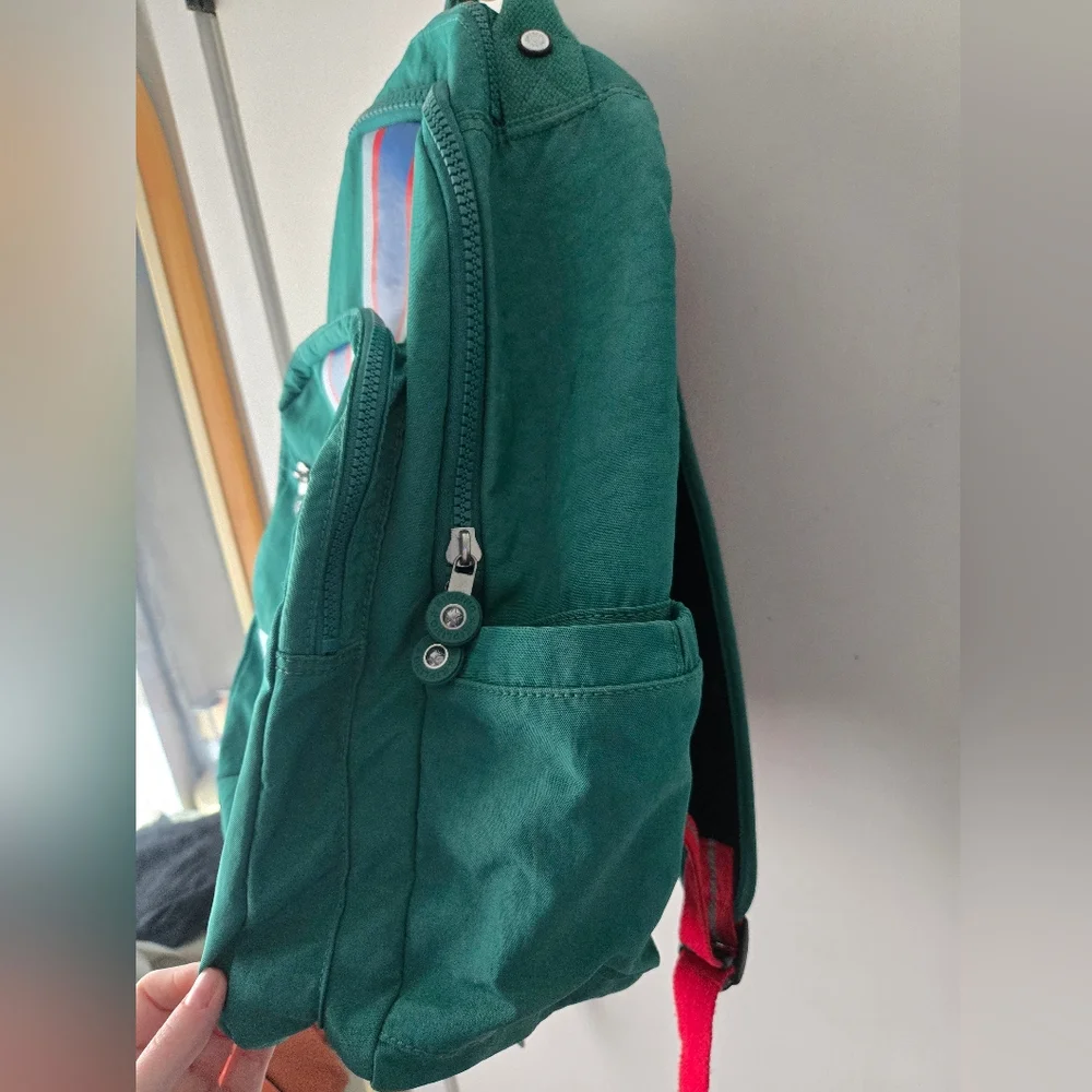 KIPLING SEOUL PINE GREEN BACKPACK 15inch